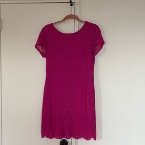 Laundry by Shelli Segal Pink Lace Dress